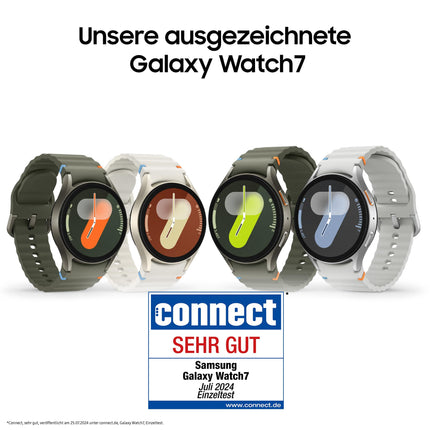 Samsung Galaxy Watch7 nutikell, fitness-kell, aktiivsusmonitor ja aktiivsusmonitor, 40 mm, Bluetooth, roheline, 36-kuuline tootjagarantii