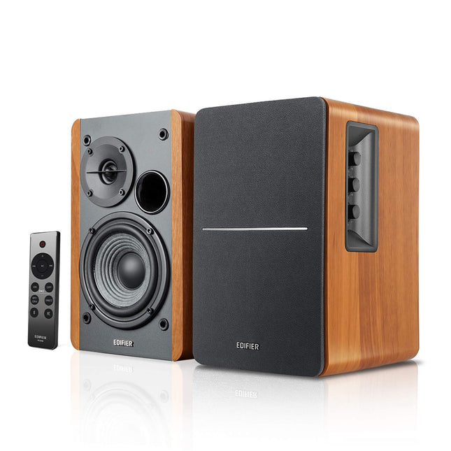 Edifier R1280DBs aktiivsed Bluetooth-riiulikõlarid - optilise sisendiga aktiivkõlar - 2.0 juhtmevaba monitorkõlar - 42W RMS subwooferi väljundiga, riiulikõlarid Hi-Fi-le - puit
