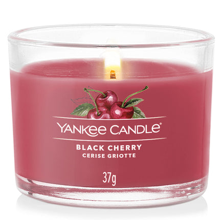 Yankee Candle lõhnaküünla kinkekomplekt | Musta kirsiga toovküünlad | Sojavaha segu | 3 tükki