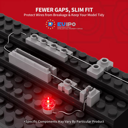 BRIKSMAX 2.0 valguskomplekt Lego pärjale - uuenduslik LED-valgustus, mis ühildub Lego ikoonidega 10340 - ei kuulu komplekti