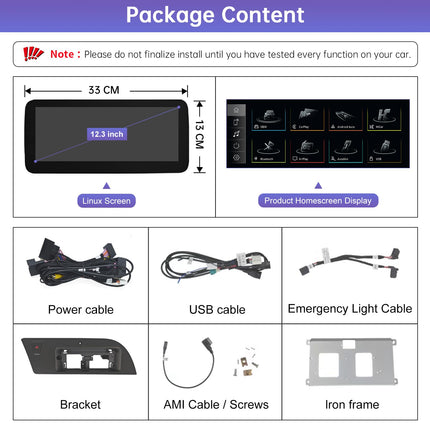 Audi A4 A5 2009-2015 12,3-tolline autoraadio juhtmevaba CarPlay puuteekraan koos 2GMMI-ga, autoraadio stereo multimeediaekraan, toetab juhtmevaba Android Auto-d, navigatsiooni, Mirrorlinki