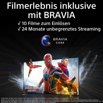 Sony BRAVIA XR, XR-65X90L, 65-tolline televiisor, täismassiiv-LED, 4K HDR 120Hz, Google, nutiteler, töötab Alexaga, eksklusiivsete PS5 funktsioonidega, HDMI 2.1, mängumenüü ALLM + VRR-iga, 24 + 12-kuuline garantii