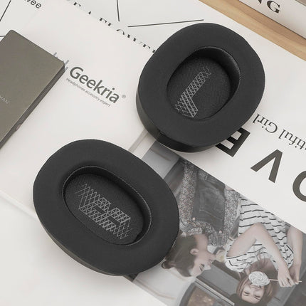 Linkidea vahetuskõrvapadjad, mis ühilduvad JBL Lifestyle E65 BTNC, Duet NC, Live 650 BTNC, Live 660 BTNC kõrvaklappidega, peakomplekti kõrvapadjad (jahutusgeel/must)