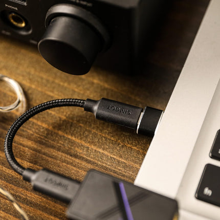 Linsoul SIMGOT DEW4X kaasaskantav kõrvamonitori võimendi, HiFi kõrvaklappide stereo USB DAC kahekordse C43198 DAC kiibiga, 384 kHz/32 bit, pisike helivõimendi