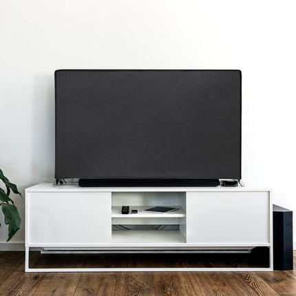 kwmobile 75" TV Cover - Indoor TV Screen Protector Cover - TV Screen Dust Cover - Black