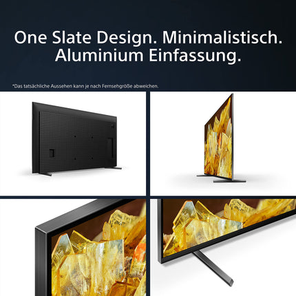 Sony BRAVIA XR, XR-65X90L, 65-tolline televiisor, täismassiiv-LED, 4K HDR 120Hz, Google, nutiteler, töötab Alexaga, eksklusiivsete PS5 funktsioonidega, HDMI 2.1, mängumenüü ALLM + VRR-iga, 24 + 12-kuuline garantii