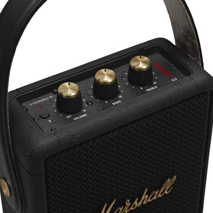Marshall Stockwell II Portable Bluetooth Speaker - Black&amp;Brass