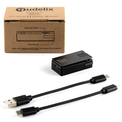 Qudelix - 5K Bluetooth USB DAC Amplifier with LDAC, aptX Adaptive, aptX HD, AAC (Dual ES9219 3.5mm unbalanced and 2.5mm balanced output)
