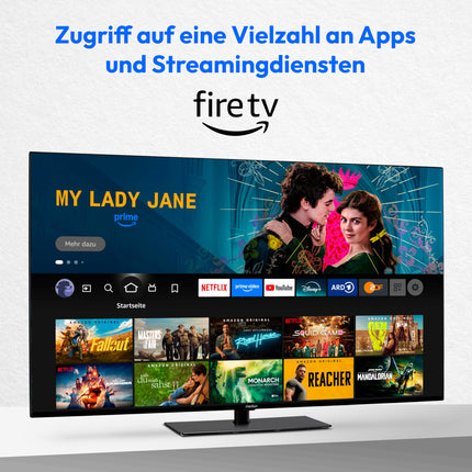 MEDION X15531 (MD 30252) 138,8 cm (55-tolline) televiisor (Fire TV, 4K nutiteler, Dolby Vision HDR, Dolby Atmos, Netflix, Prime Video)