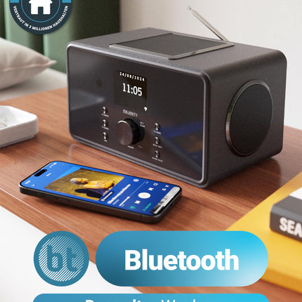 Internetiraadio WiFi | DAB-raadio Bluetoothiga | Köögiraadio 100-vatise 2.1 kõlari ja subwooferiga | DAB Plus raadio | Internetiraadiod | DAB Plus digitaalraadio puldiga | MAJORITY Bard