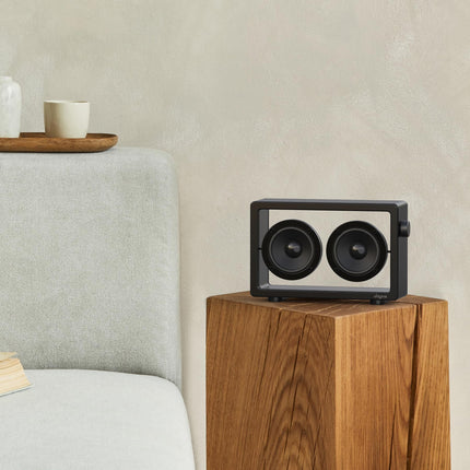 JAYINE Portable Bluetooth Speaker, 16W Minimalist Speakers, Bluetooth Wireless Loud Speakers, HD Powerful Sound and Wide Compatibility, V5.3 for Indoor and Outdoor, Black