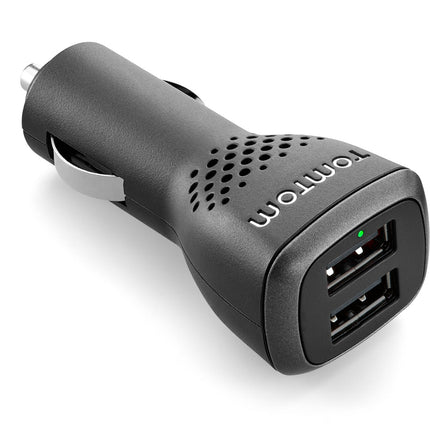 TomTomi aktiivne magnetiline hoidik valitud 7-tollistele mudelitele (vt ühilduvuste loendit allpool) ja 9UUC.001.26 kiire topeltlaadija (2500 mA, 2 USB-porti), must