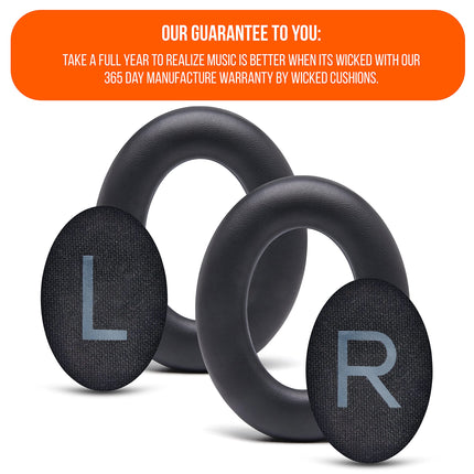 WC Wicked Cushions Upgraded Replacement Ear Pads for Bose 700 Noise Cancelling Headphones (NC700) – Softer PU Leather, Luxurious Memory Foam, Extra Thickness, Extra Durable | Black