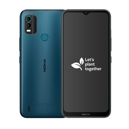 Nokia C21 6,5-tolline HD+ Plus nutitelefon karastatud klaasiga, 2/32 GB salvestusruumi, IP52 sertifikaadiga, 13 MP kahekordse kaameraga HDR ja panoraamvõtted, puhas operatsioonisüsteem, kahe SIM-kaardi turvavärskendused 2 aastaks - tsüaansinine, C21 Plus