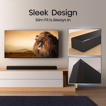 Hisense HS2100 2.1 Soundbar kodukinosüsteem juhtmevaba subwooferiga, 240W, Dolby Audio, Bluetooth, HDMI ARC/optiline/AUX/USB, must