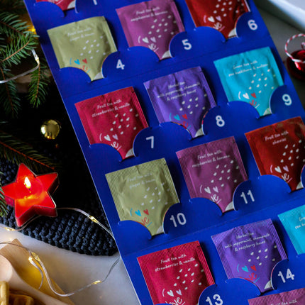 ACORUS tee advendikalender 2024 Pähklipureja - jõulutee eraldi pakendatud - advendikalender teekomplekt 6 maitsega - tee jõulukalender 24 teekotti jõulude loenduseks
