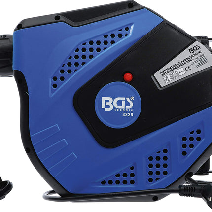 as - Schwabe automaatne kaablirull 15 m H07RN-F 5G2.5 &amp; BGS 3325 | Automaatne kaablitrummel | 25 m + 1 m toitekaabel | 180° külgsuunas pööratav | koos kinnitusklambriga