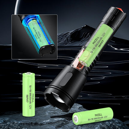 PKCELL AA laetavad patareid NIMH 1.2V 600mAh päikeselampidele, mänguasjadele, 20 tk pakis