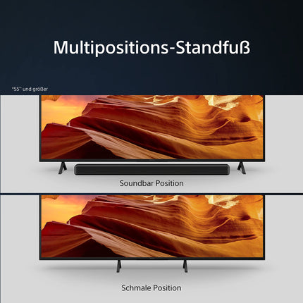 Sony BRAVIA, KD-50X75WL, 50-tolline televiisor, LED, 4K HDR, Google TV, nutiteler, töötab Alexaga, BRAVIA CORE, HDMI 2.1, mängumenüü ALLM-iga