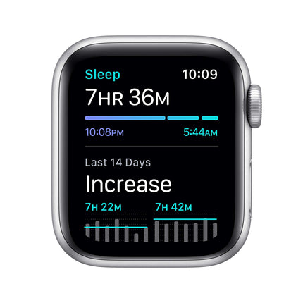 Apple Watch SE 2020 (GPS, 40MM) Silver Aluminum Case with White Sport Band (Refurbished)