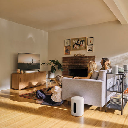 Sonos Sub Mini (valge) – WiFi-ühendusega subwoofer sügava bassi jaoks