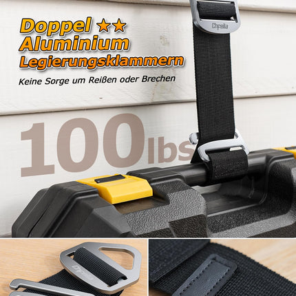 4-Pack [One-Handed Operation/Gravity Tension] Extension Cord Organizer, Adjustable Hose, Rope, Cable Organization and Storage for Garage, Workshop, RV, Gift Set for Men