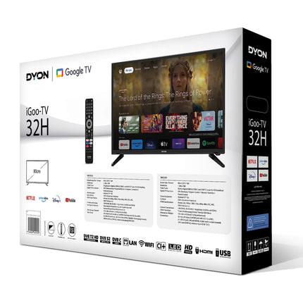 DYONi nutitelerite sari (Google TV, 32 tolli)
