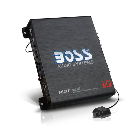 BOSS AUDIO R1100M Riot seeria monoblokk 1100-vatine A/B-klassi võimendi
