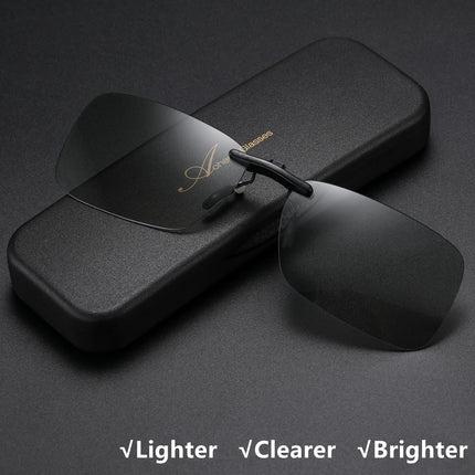 AoHeng Cinema 3D Glasses Clip for RealD IMAX Movies for Glasses Wearers, Lighter, Clearer, Brighter (2 Pieces)