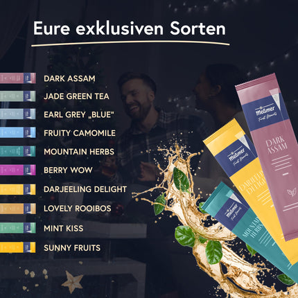 Pöffi premium-klassi orgaanilise tee advendikalender 2024 - Meßmeri orgaanilise teega - Jõulutee - Mahe- ja vihmametsade liit - Vegan - Advendikalendertee