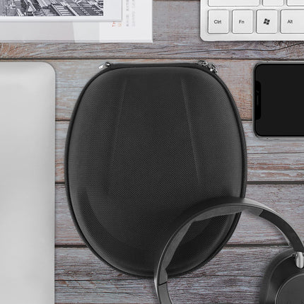 Geekria Shield kõrvaklapiümbris, ühildub Plantronics HW520, Voyager 8200 UC, Voyager 4320 ümbrisega, kõva kestaga reisikott lisatarvikute hoiukohaga (must)