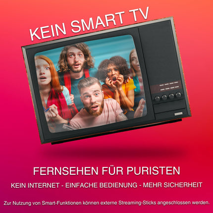 Telefunken XF32N750M 32-inch Full HD LED TV with 80 cm screen diagonal and integrated triple tuner, black