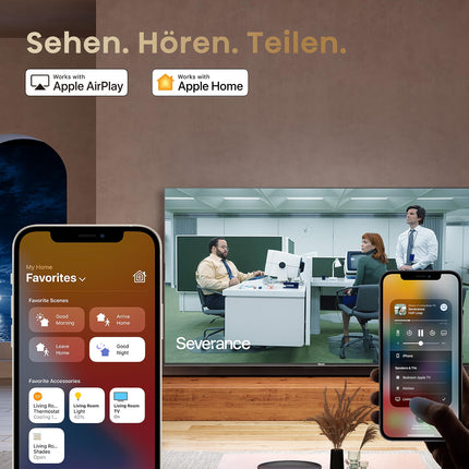 Hisense 85UXKQ 217 cm (85-inch) TV, 4K Mini LED ULED, Smart TV, HDR10+, Dolby Vision IQ, Triple Tuner, 144 Hz (VRR), Airplay, Alexa Built-in, Dolby Atmos, Anthracite (2023)