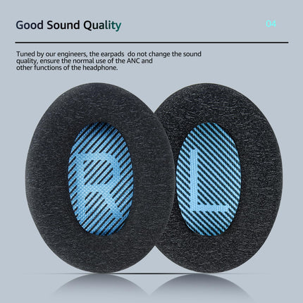 Comfort Ear Pads for Bose QuietComfort 25/QC25 Headphones, Compatible with QC35, QC35ii, QC45, QC15 and More, Exclusive Replacement Styles, s2