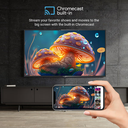 Antteq AG32H3 nutiteler 32 tolli (80 cm) Android TV, Google Bluetooth häälassistent, kolmekordne tuuner (DVB-C/S2/T2), ühildub Google Play poega (DAZN/Netflix/Prime Video), WiFi