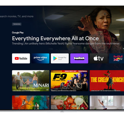 JVC LT-65VA7255 65-tolline televiisor/Android TV (4K Ultra HD, HDR Dolby Vision, kolmekordne tuuner, Bluetooth, Dolby Atmos) [2023], must