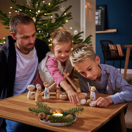 HABA - Wooden Nativity Scene Christmas Decoration Ref. 304685