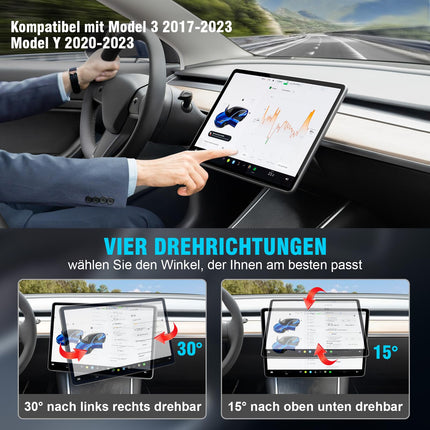 Ekraani pöördkinnitus mudelitele 3 (2017–2023) ja mudelile Y (2020–2023), mudeli 3/Y lisatarvikud, GPS-navigatsiooniekraani pöörlev hoidik, keskkonsooli navigatsiooniekraan neljas suunas