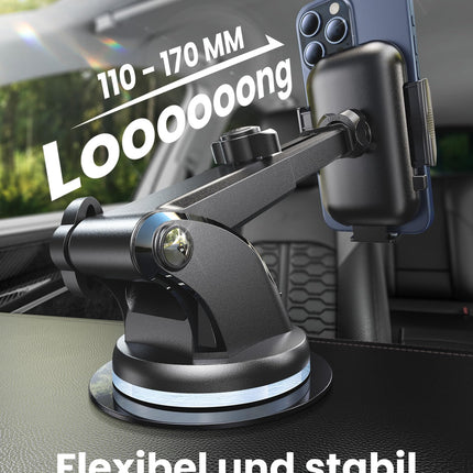 andobil autotelefoni hoidik [2025. aasta uusim iminapp] 3-ühes iminapp ja õhutusava hoidik Universaalne autokinnituse lisatarvikud iPhone 16 Pro Max 15/14/13/12/11 Samsung Galaxy S24 Ultra/S23/S22 jne jaoks.