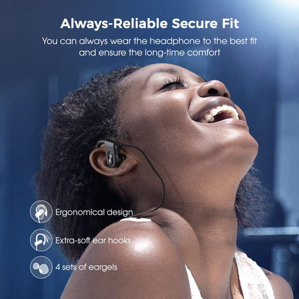 Lakukom Bluetooth-kõrvaklapid pakuvad Bluetooth 5.0, IPX7 veekindlust, 16-tunnist mänguaega ja sisseehitatud mikrofoni – sörkjooksuks/jooksutreeninguks.