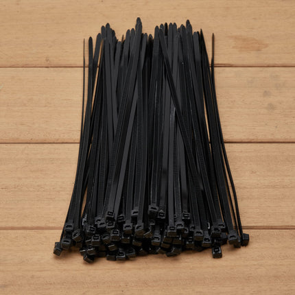 INTMALTE kaablisidemed, 500 tk pakendis plastkaablisidemed, vastupidavad iselukustuvad väikesed nailonist kaablisidemed koju, kontorisse, aeda, erinevad suurused 100 mm, 150 mm, 250 mm (suurus 1, must)