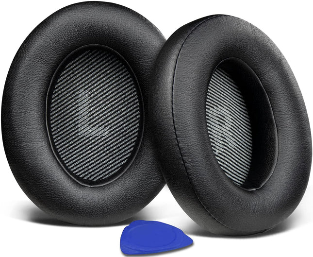 SOULWIT vahetuskõrvapadjad JBL Everest Elite 700 (mudel: V700NXT) kõrvaklappidele, kõrvapadjad ja pehmendused suure tihedusega mürasummutusvahuga, pehmem proteiinnahk - must