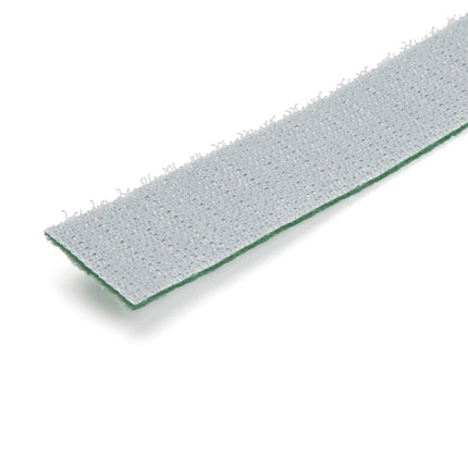 StarTech.com 7.6 m Hook and Loop Cable Tie Roll - Reusable Cuttable Hook and Loop Cable Ties - Industrial Hook and Loop Fastening Roll / Hook and Loop Tape Roll - Hook and Loop Straps for Cable Management - Green (HKLP25GN)