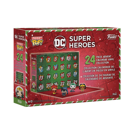 Funko advendikalender: DC 2023 - Superman - DC Comics - 24 päeva üllatust - vinüülminifiguuride kollektsioon - müstiline karp - kingiidee - jõulupühad tüdrukutele, poistele