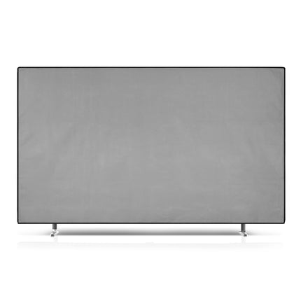 kwmobile 85" TV Cover - Indoor TV Screen Protector Cover - TV Screen Dust Cover - Light Grey