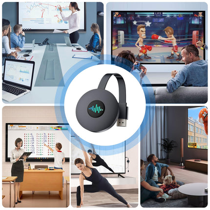 Wireless HDMI Dongle, 5G Miracast HDMI dongle, Cast for iPhone/iPad/Android/iOS to TV/Monitor (supports Miracast, DLNA, Airplay)-7