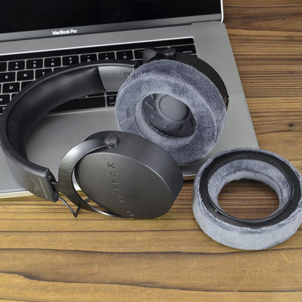 XBERSTAR vahetuskõrvapadjad, mis ühilduvad Beyerdynamic DT700 Prox DT900 Prox kõrvaklappidega (paksendatud kõrvapadjad + must peavõru)