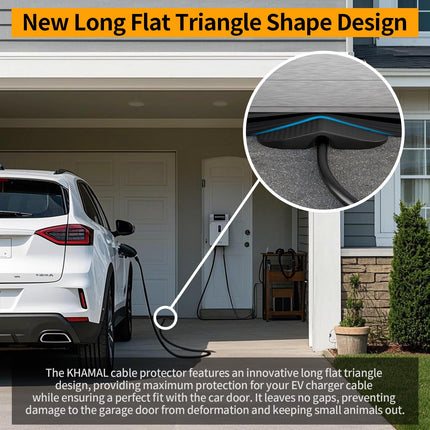 KHAMAL EV cable protection garage door passage