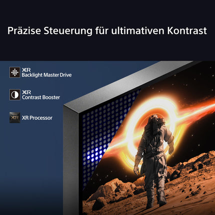 Sony BRAVIA 9 QLED (XR l Mini LED) 65-tolline 4K HDR Google'i nutiteler | Mängufunktsioonid, IMAX Enhanced, Dolby Vision Atmos, Chromecast, AirPlay, 120Hz K65XR90