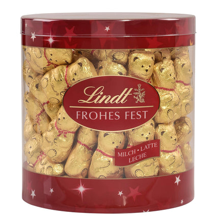 Lindt Chocolate Häid Jõule | 700g pakk | Minikarud parimast Alpide piimašokolaadist | Šokolaadikink jõuludeks | Jõulušokolaad